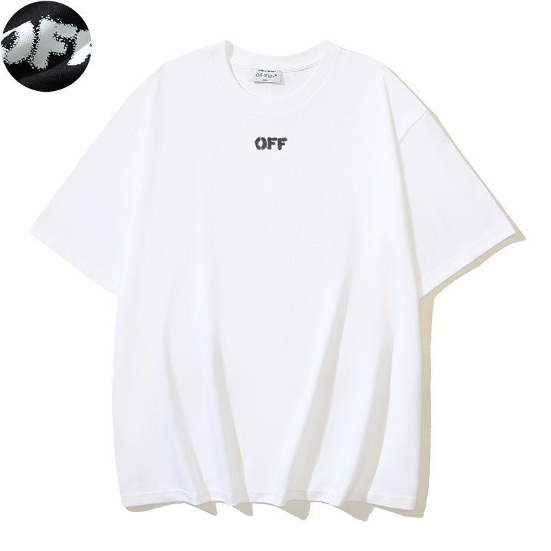 White and Black T-shirt - FashionHype.xyz