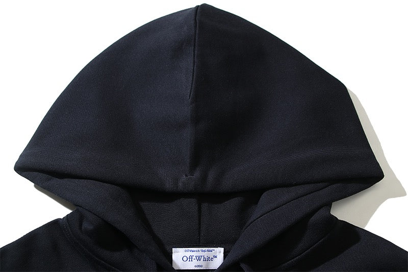 Schwarzer Hoodie