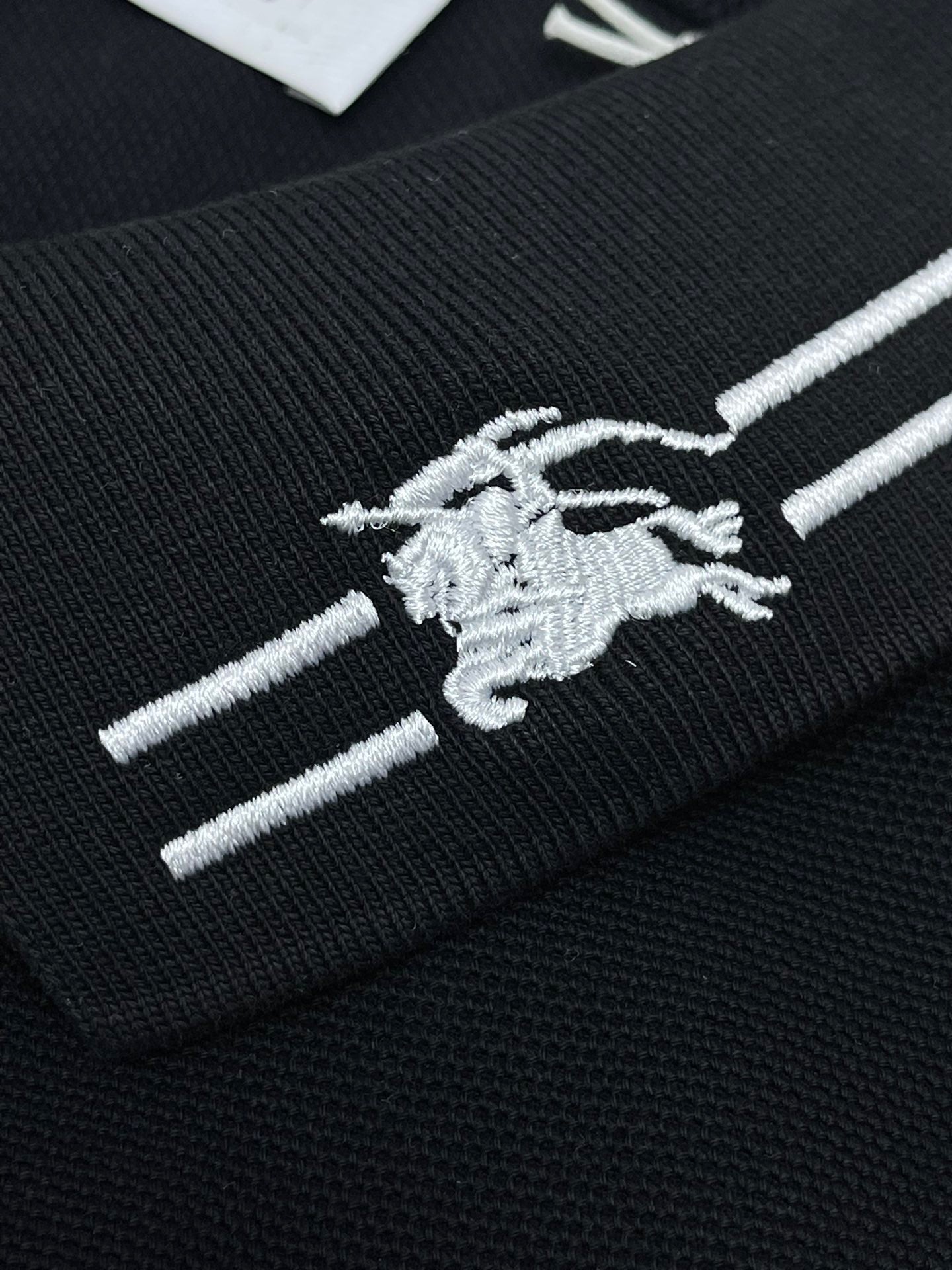 Khaki,Sky blue,Black and White Polo - FashionHype.xyz