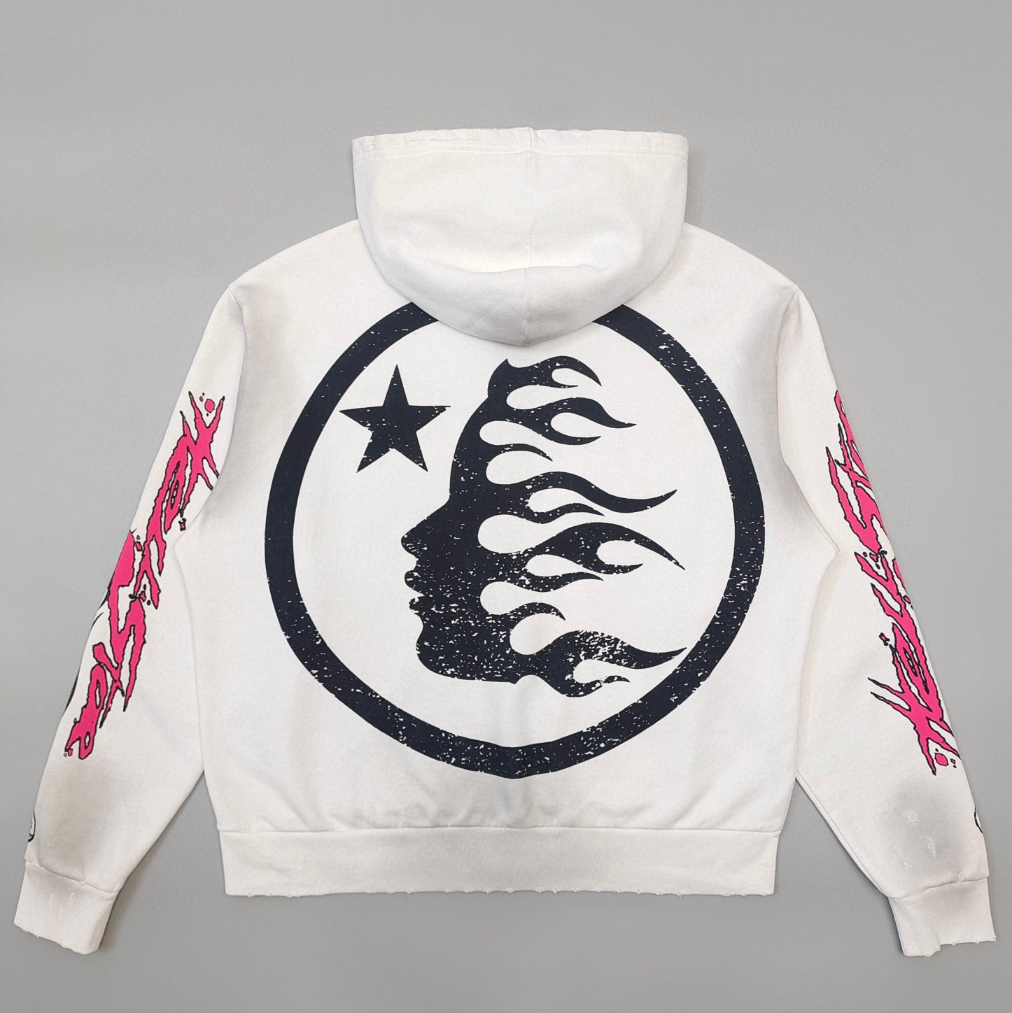 Sudadera con capucha blanca
