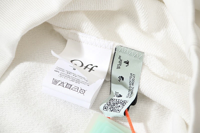 Weißes Sweatshirt