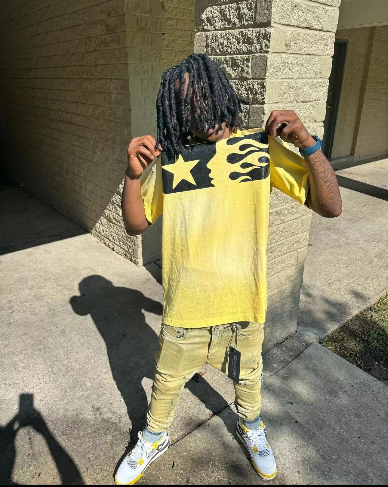 Yellow T-shirt - FashionHype.xyz
