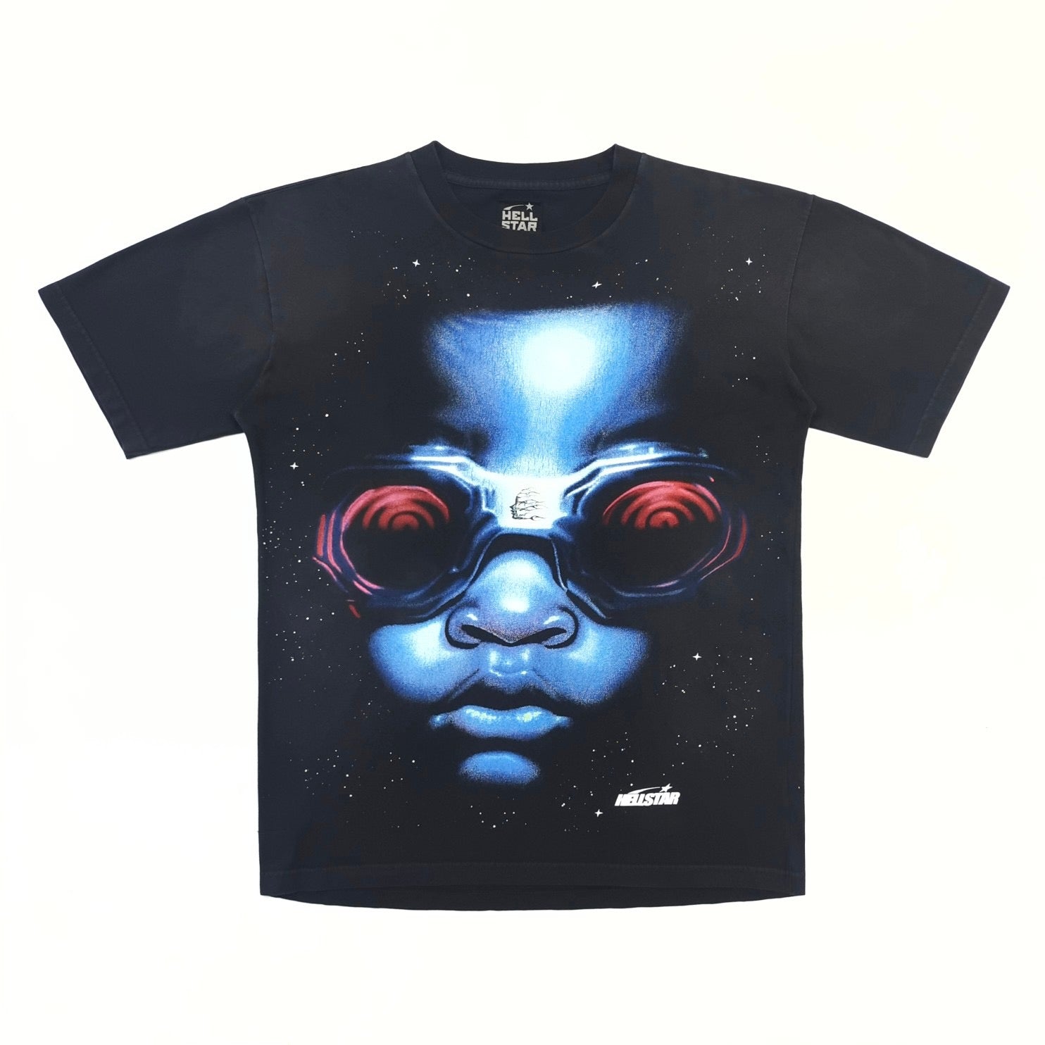 Dunkelschwarzes T-Shirt