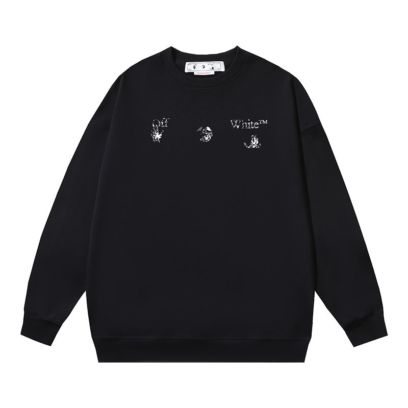 Graues und schwarzes Sweatshirt