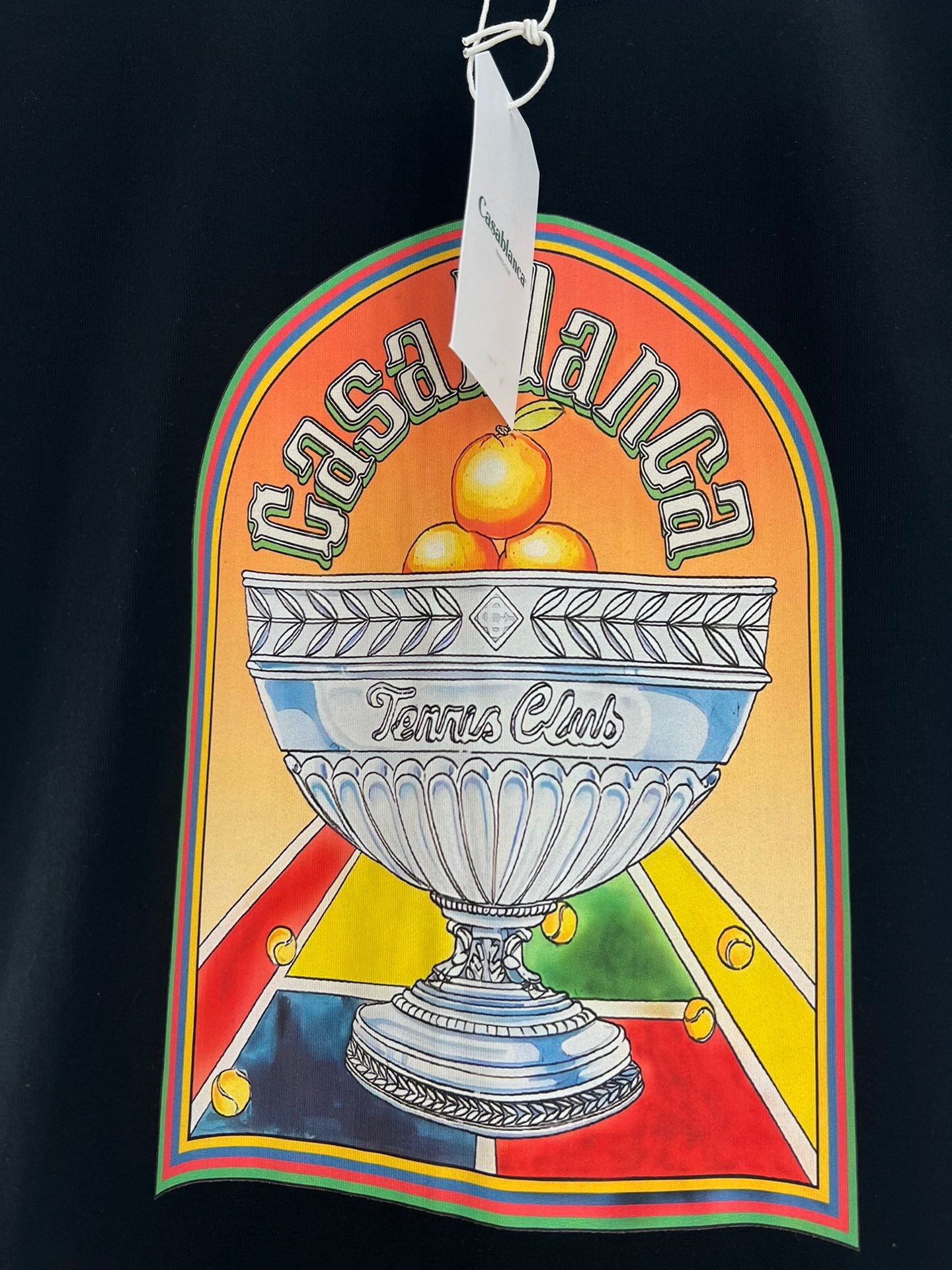 Blau-weißes T-Shirt