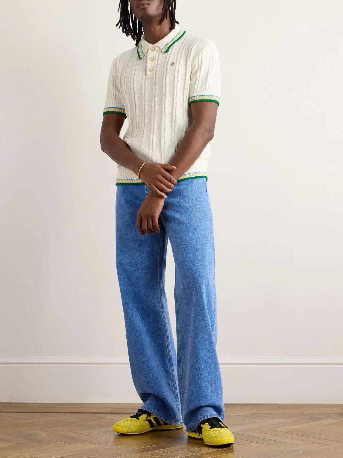 Mehrfarbiges Polo