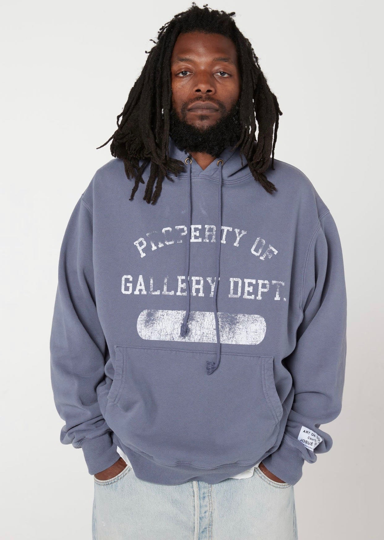 Grauer Hoodie