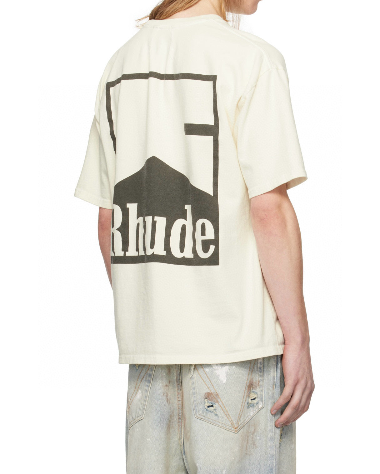 Schwarz-weißes T-Shirt