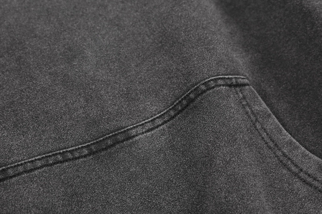 Schwarzer Hoodie