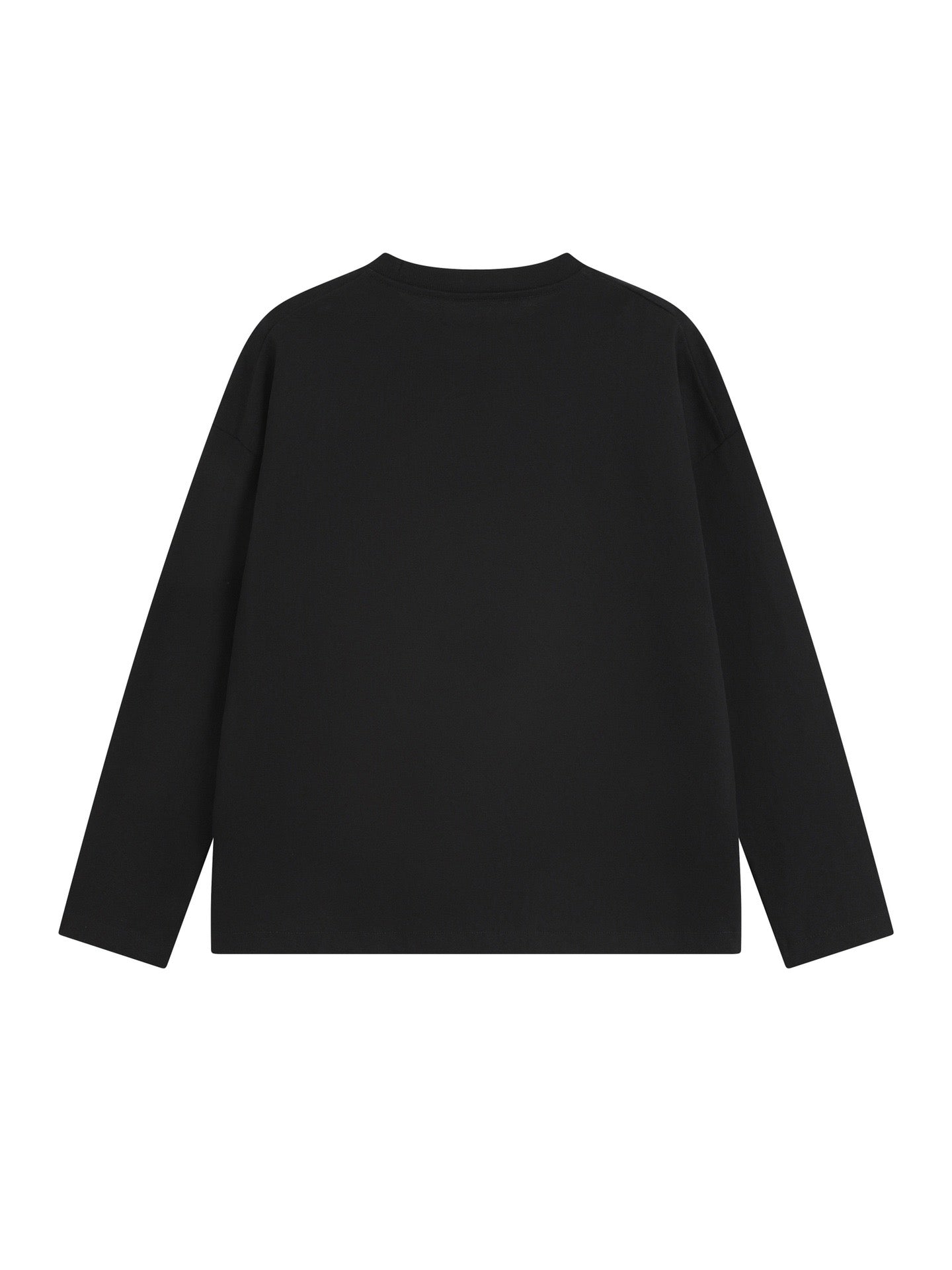 سويت شيرت رمادي وأبيض وأسود