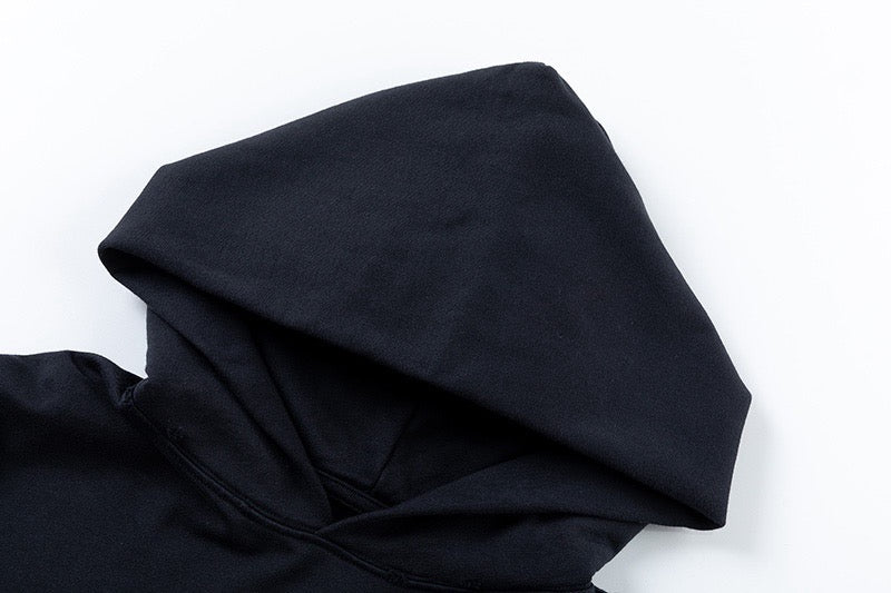 Schwarzer Hoodie