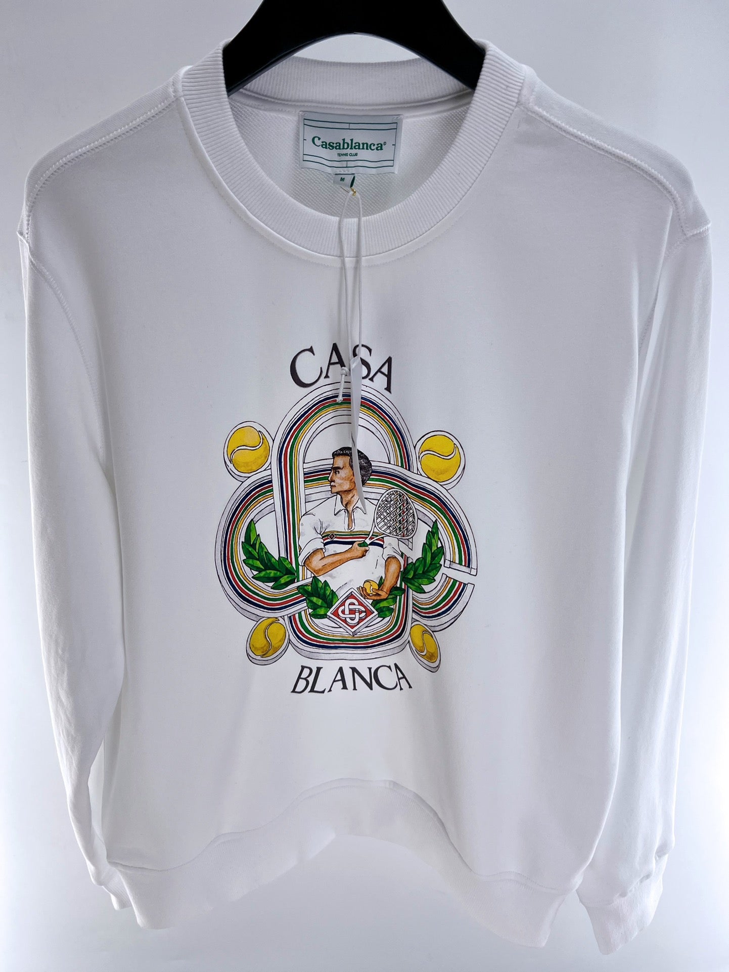 Schwarz-weißes Sweatshirt