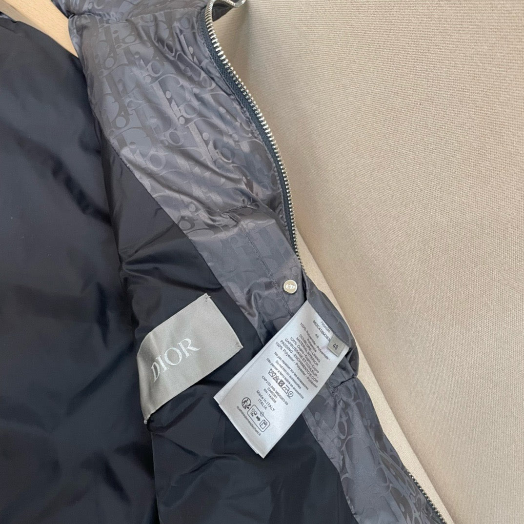 Black, Gray and Blue Jacket - FashionHype.xyz