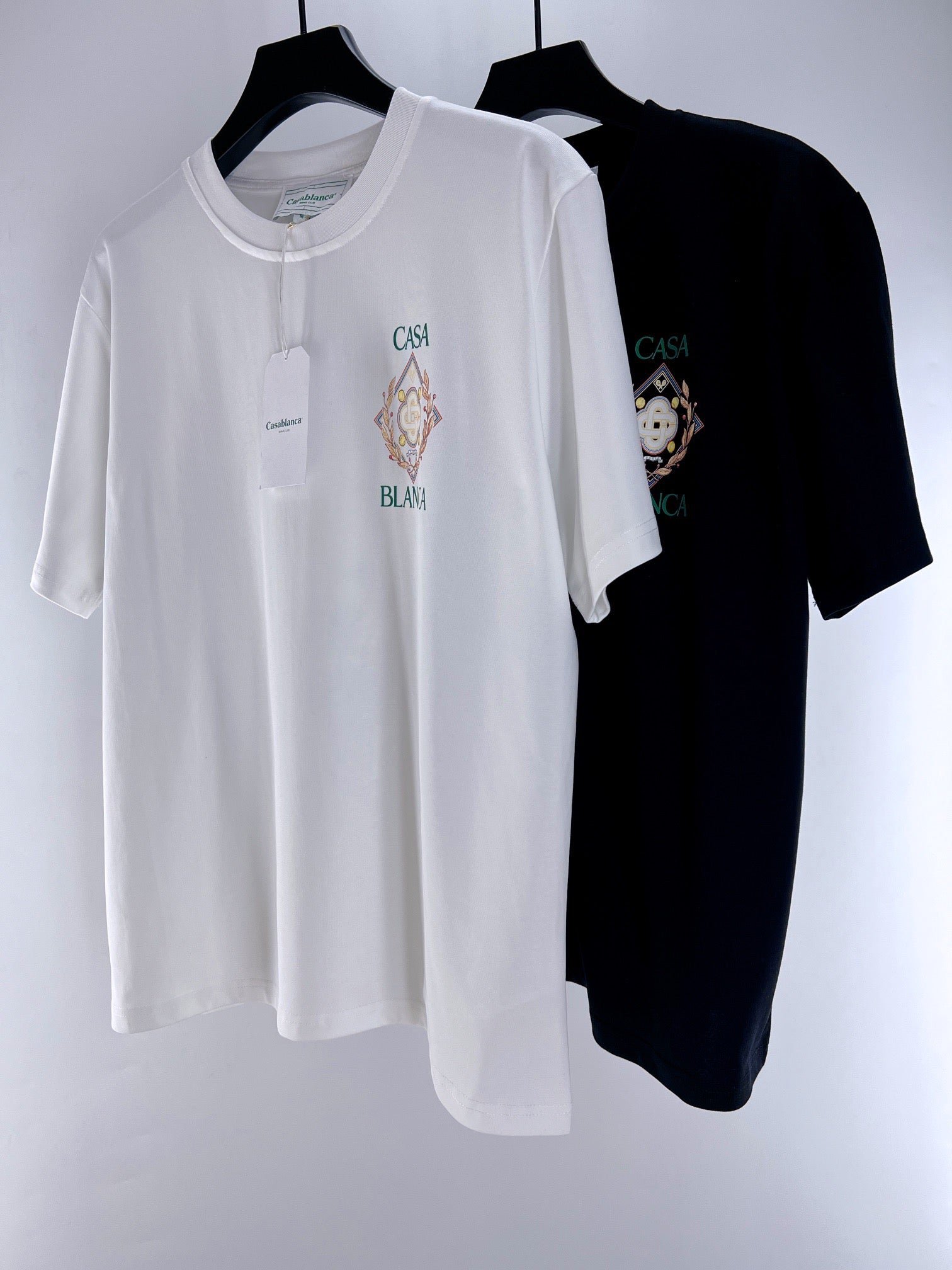 White and Blue T-shirt - FashionHype.xyz