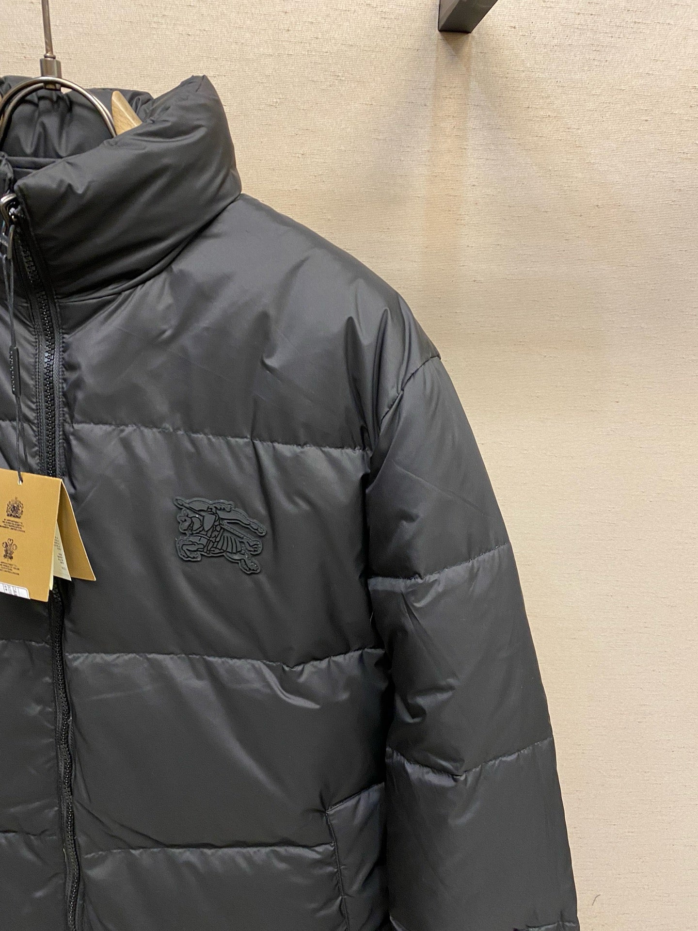 Schwarze Khaki-Jacke