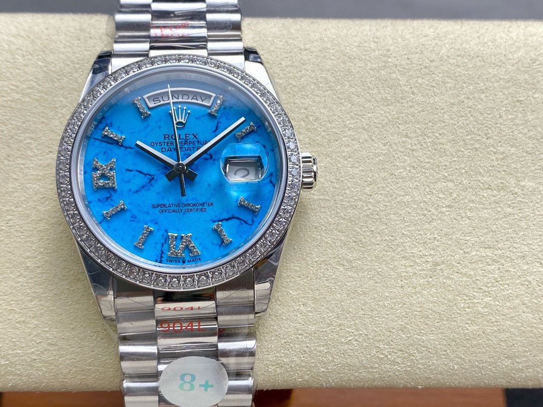 White blue Watch - FashionHype.xyz