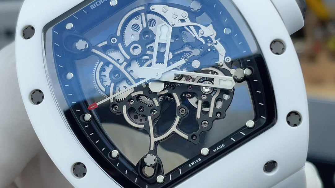 Weiße Uhr