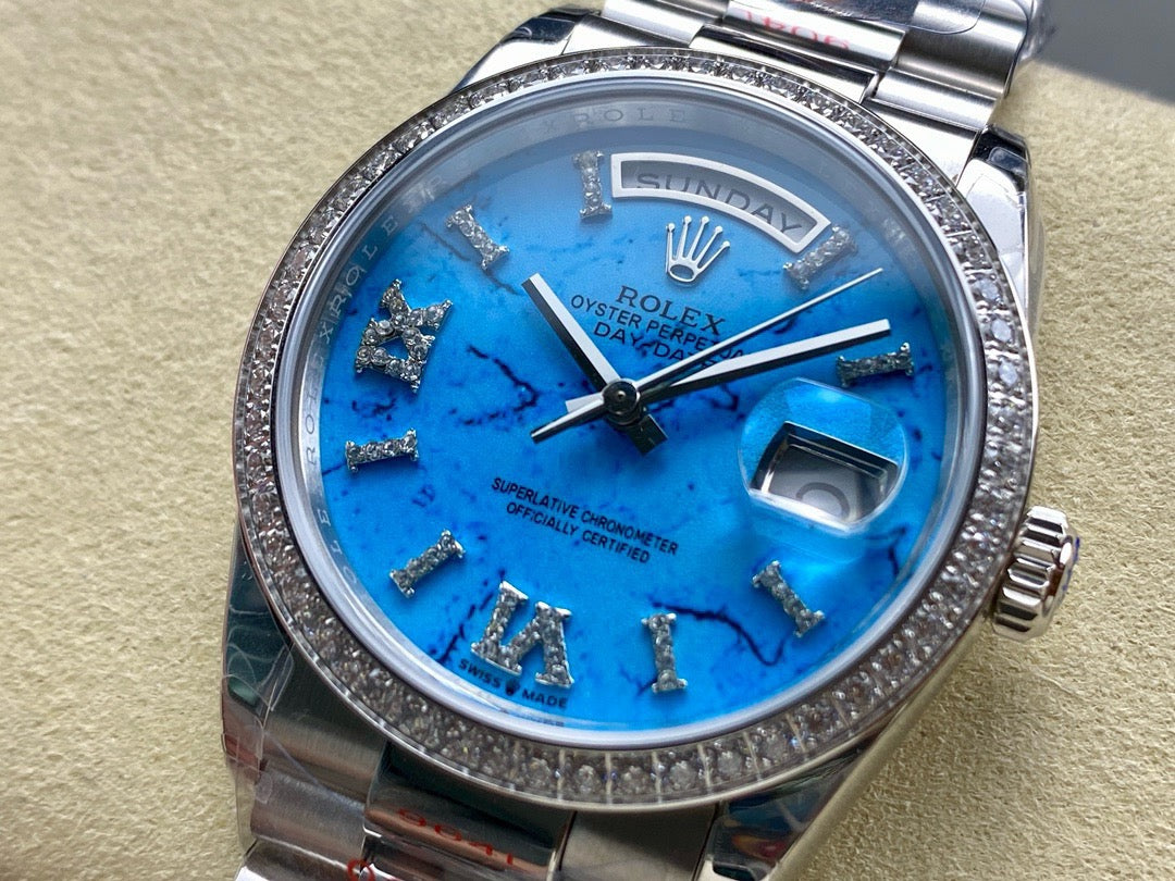 White blue Watch - FashionHype.xyz