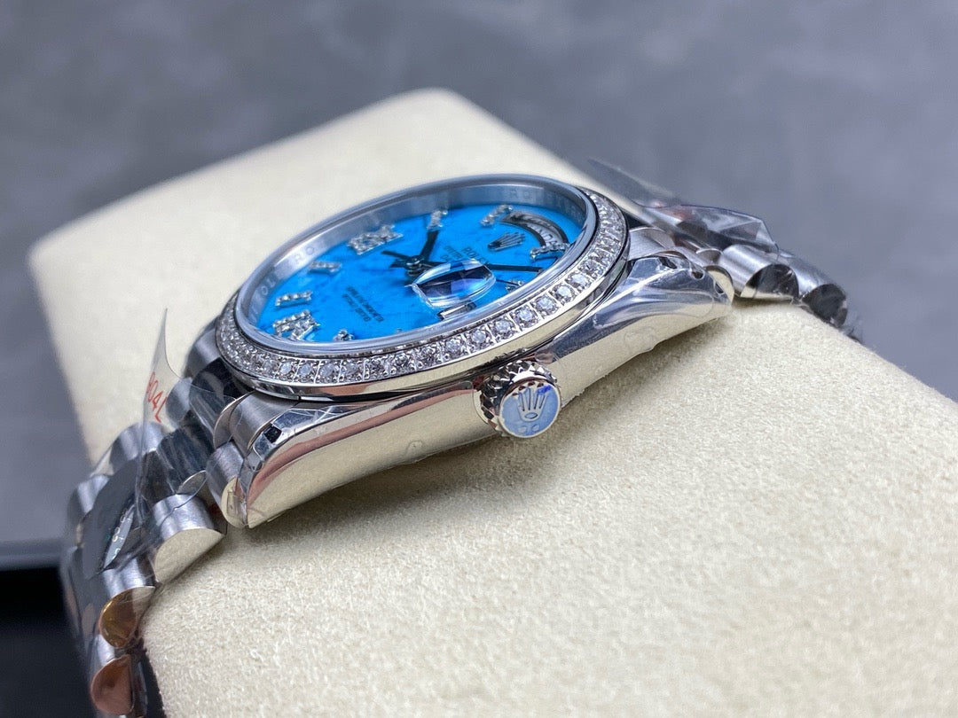 White blue Watch - FashionHype.xyz