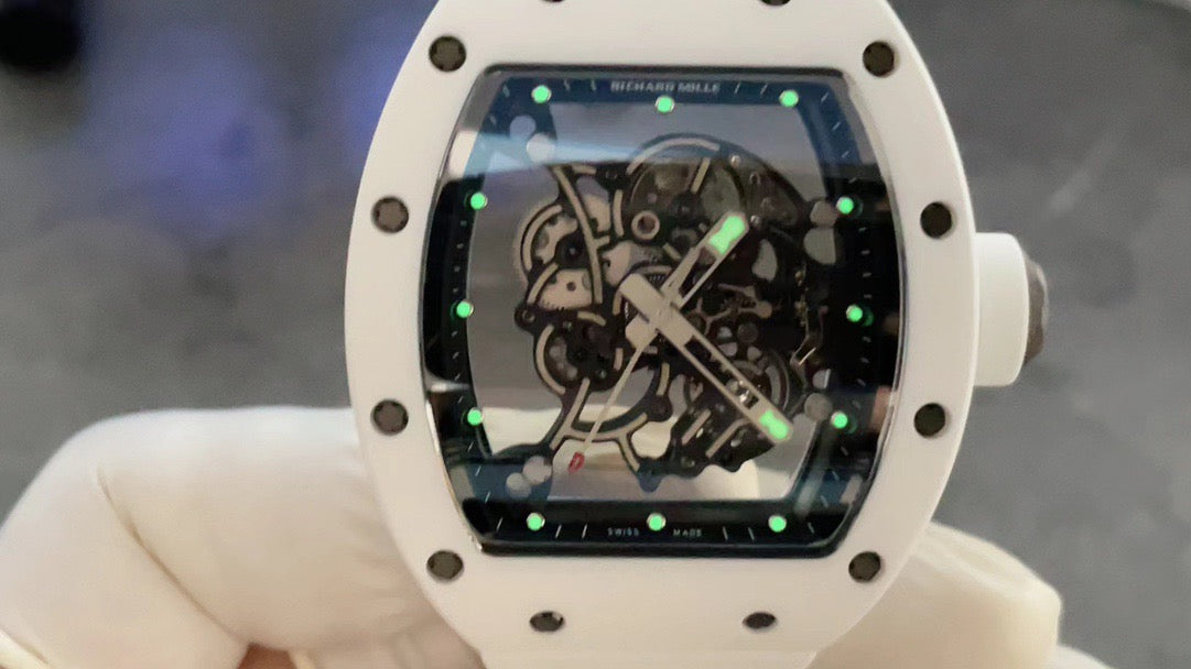 Weiße Uhr