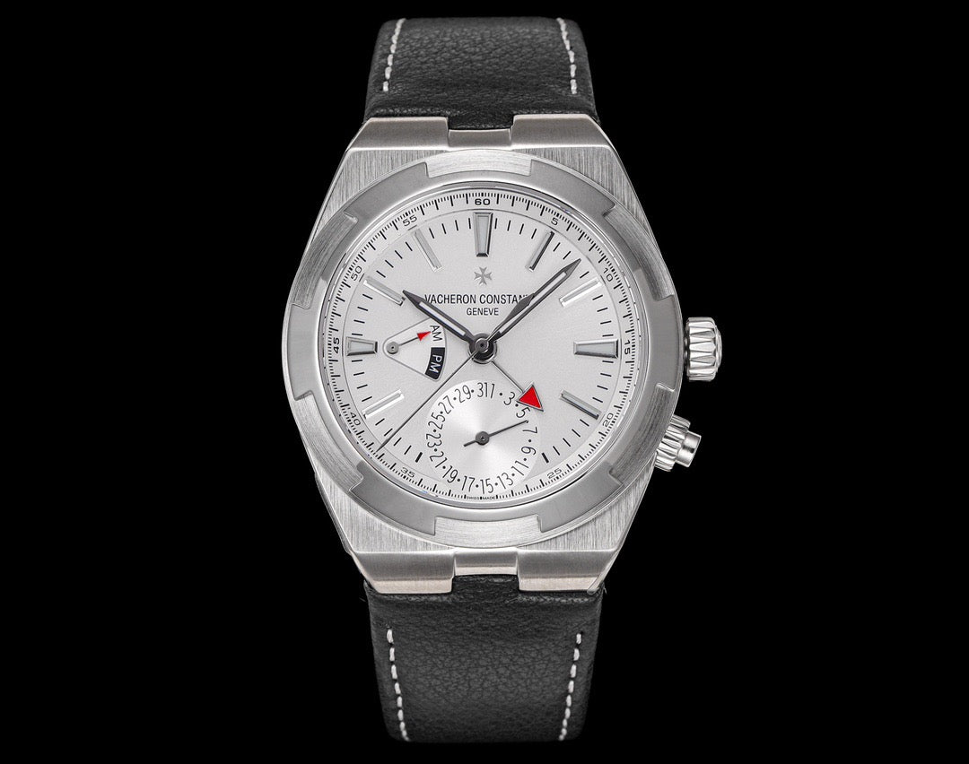 Schwarz-weiße Uhr