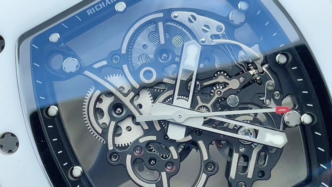 Weiße Uhr