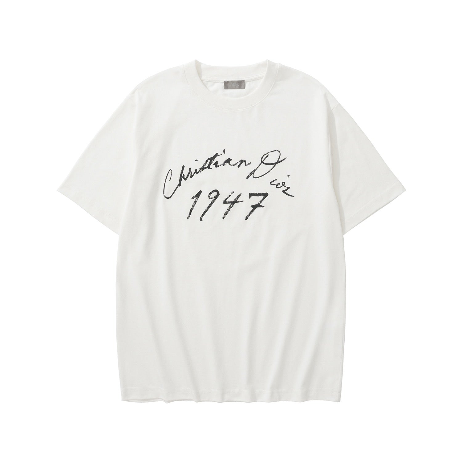 Schwarzes, weißes und blaues T-Shirt