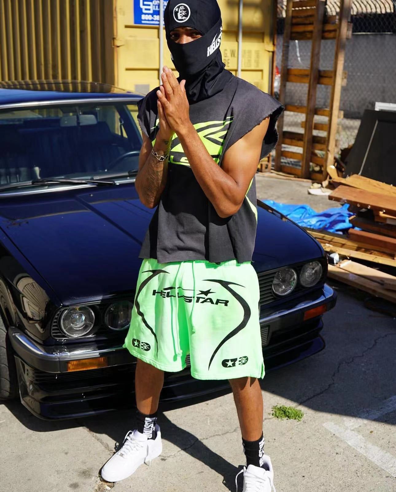 Dark green Short - FashionHype.xyz