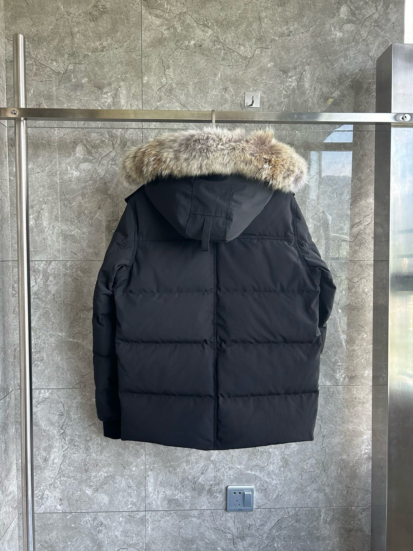 White, Grey, Blue and Black Jacket - FashionHype.xyz