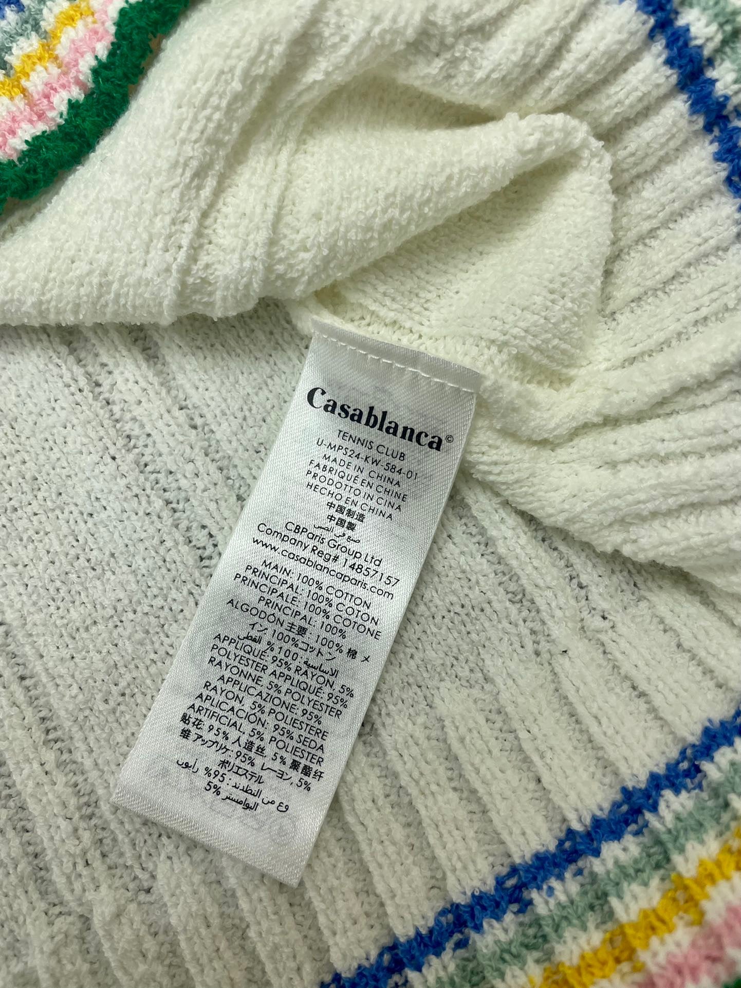 Jersey blanco y negro