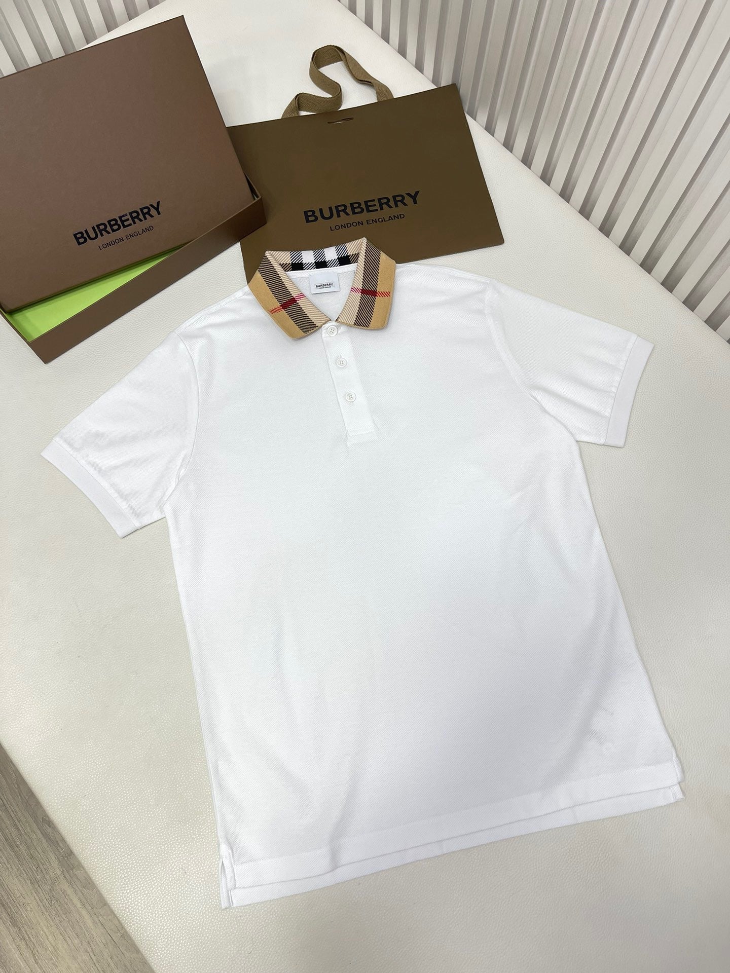 Black,White and Blue Polo - FashionHype.xyz
