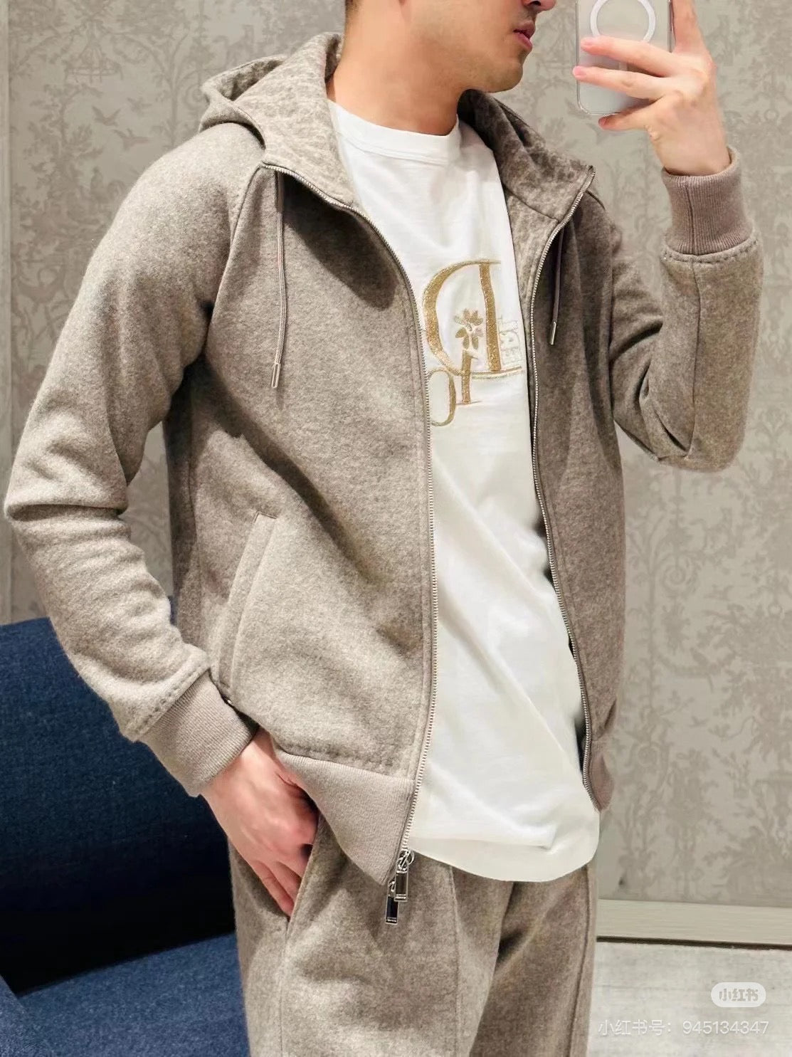 Dark black and Khaki  Jacket - FashionHype.xyz