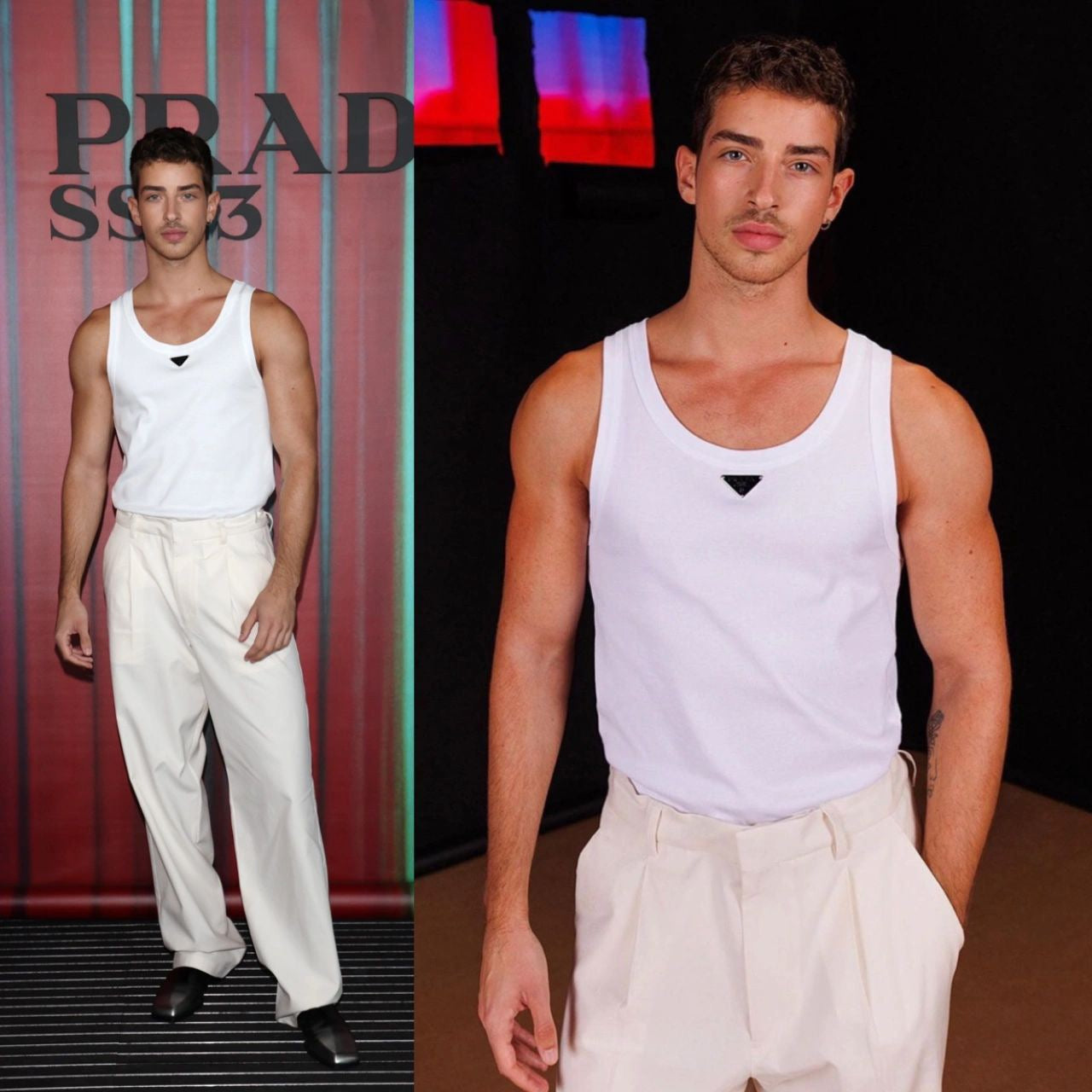 Black and White Vest - FashionHype.xyz