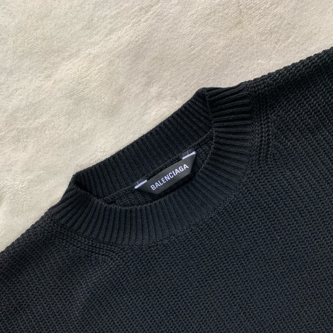 Schwarzes Sweatshirt