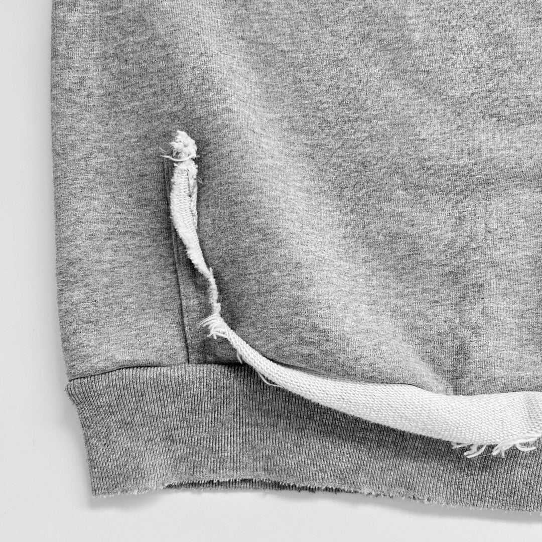 Grauer Hoodie