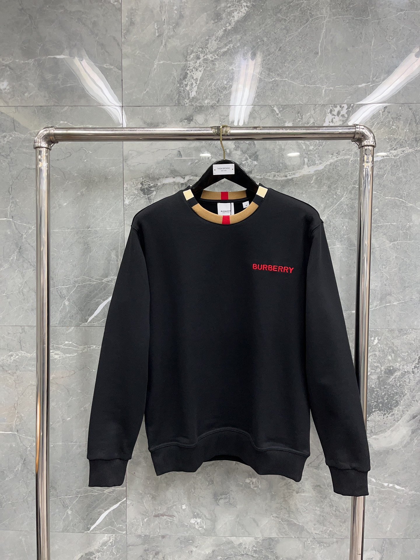 Black, Grey and White Sweatshirt - FashionHype.xyz