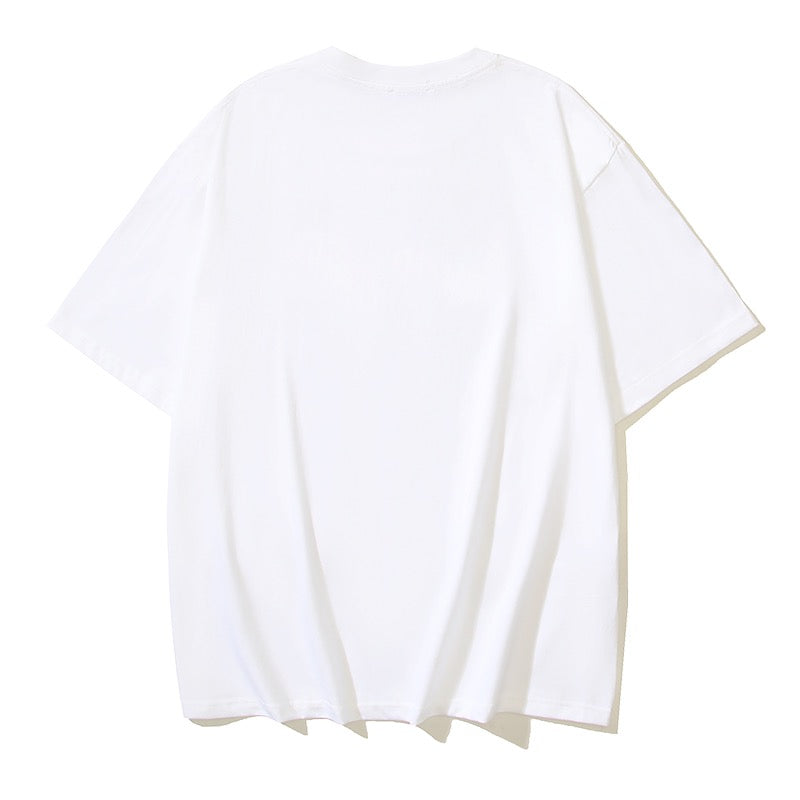 White and Black T-shirt - FashionHype.xyz