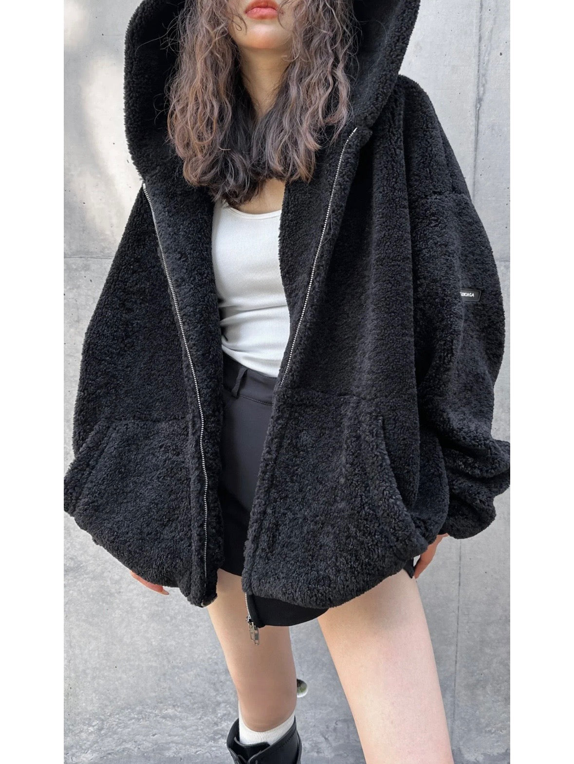 Schwarze Jacke