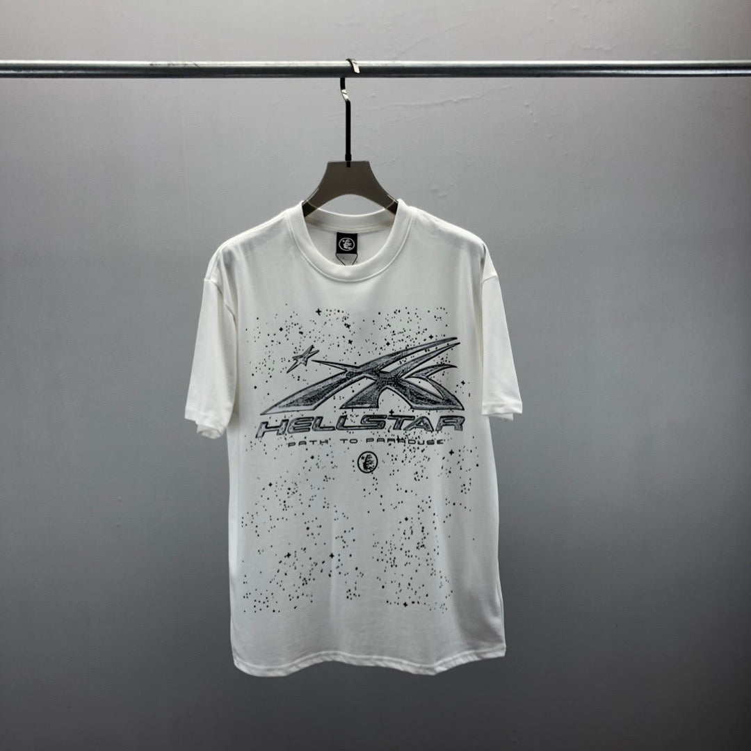 Schwarz-weißes T-Shirt
