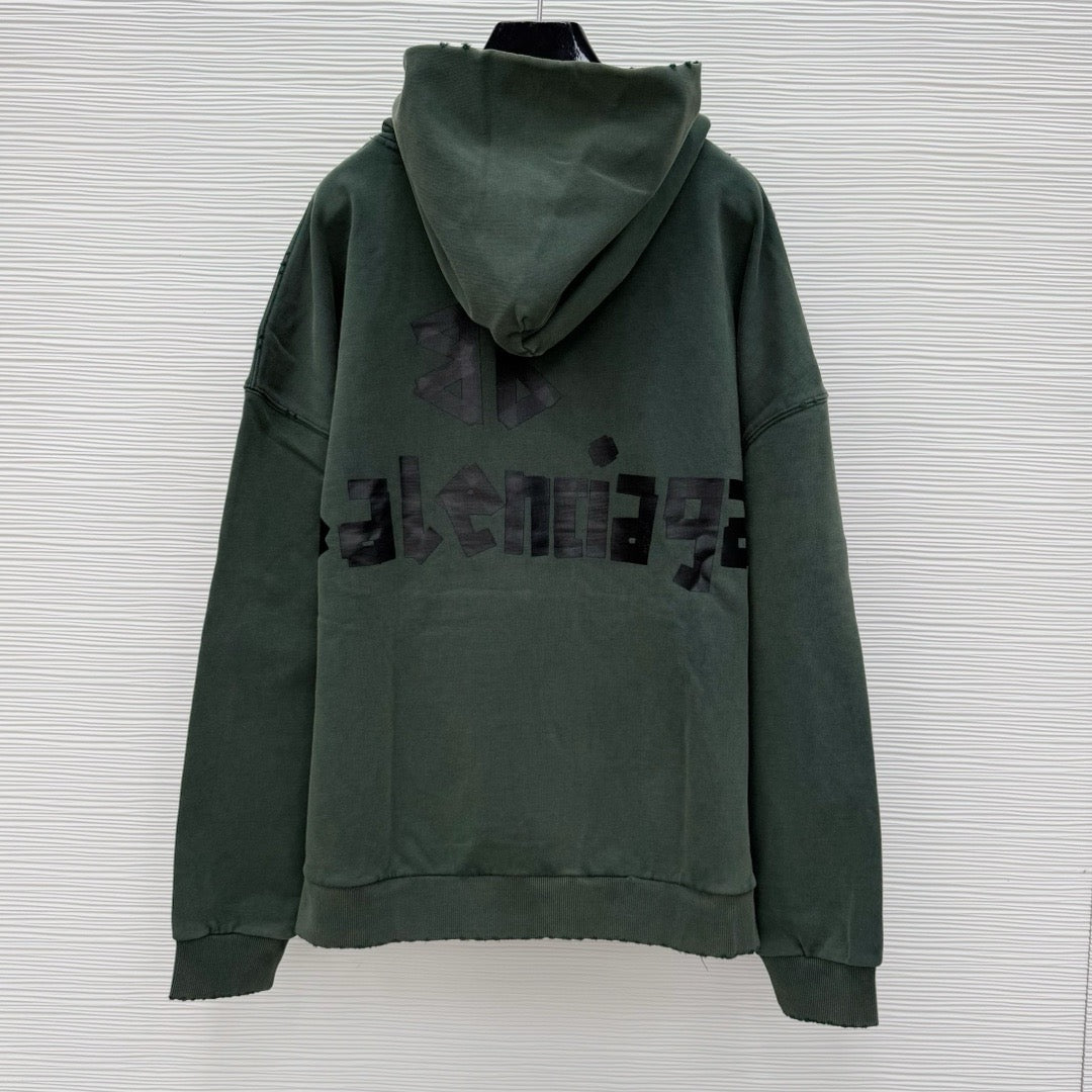 Grüner Hoodie