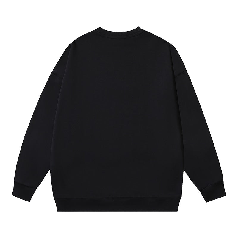 Weißes, graues und schwarzes Sweatshirt