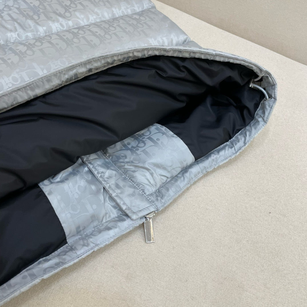 Black, Gray and Blue Jacket - FashionHype.xyz