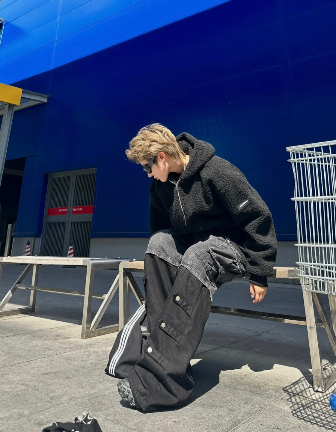 Schwarze Jacke