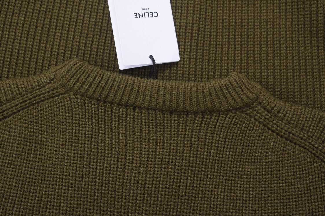 Schwarzer und khakifarbener Jersey