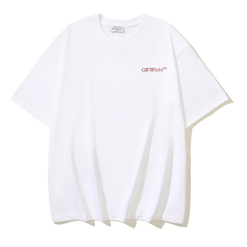 Schwarz-weißes T-Shirt