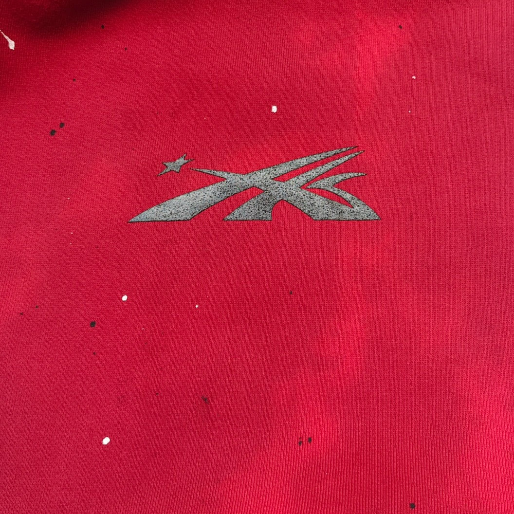 Dunkelroter Hoodie