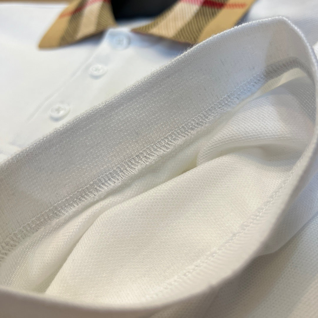 Black,White,and Blue Polo - FashionHype.xyz