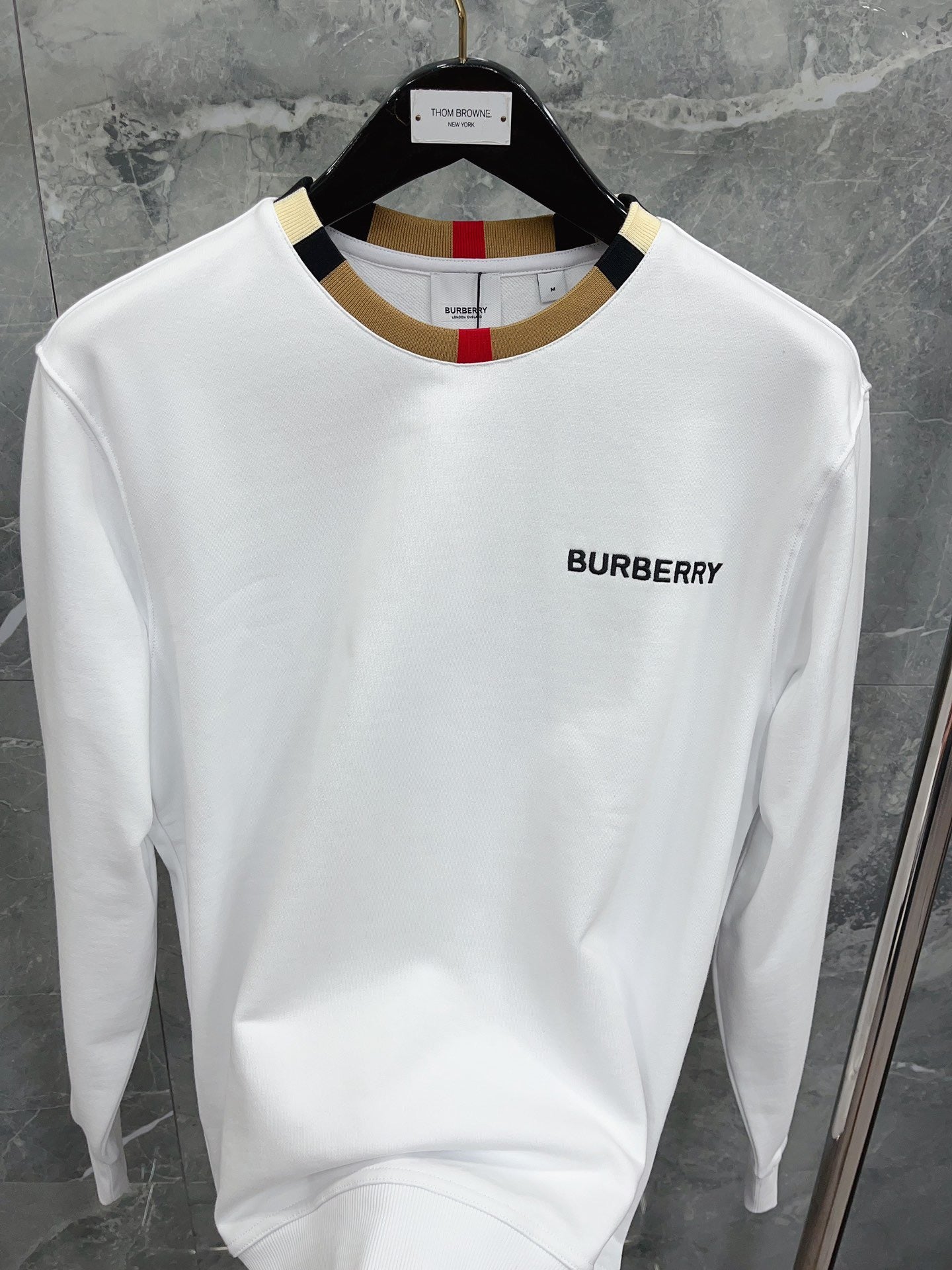 Black, Grey and White Sweatshirt - FashionHype.xyz