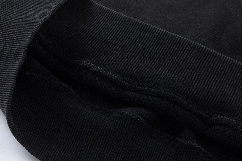 Schwarzer Hoodie