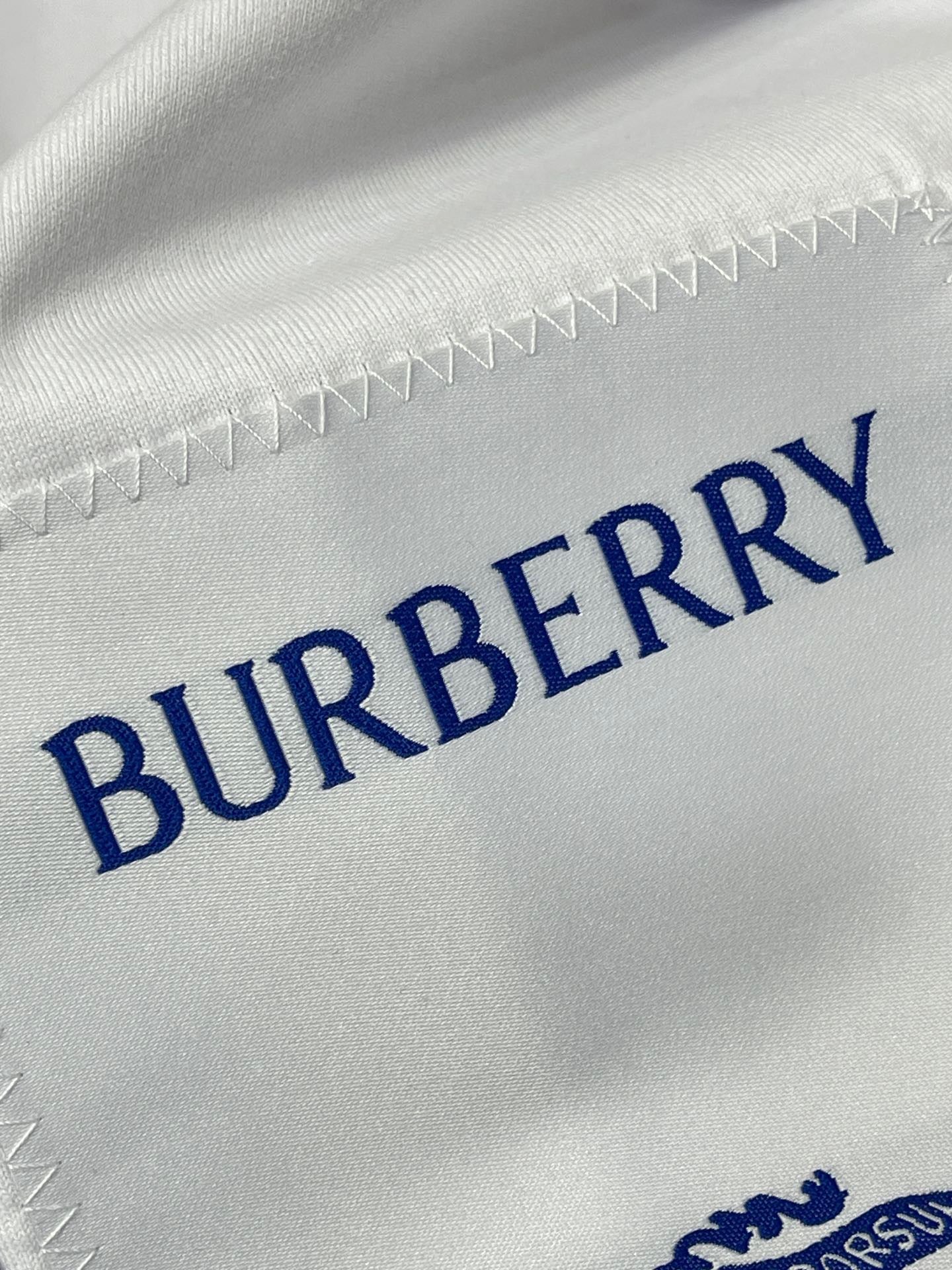 Camiseta negra, blanca y azul